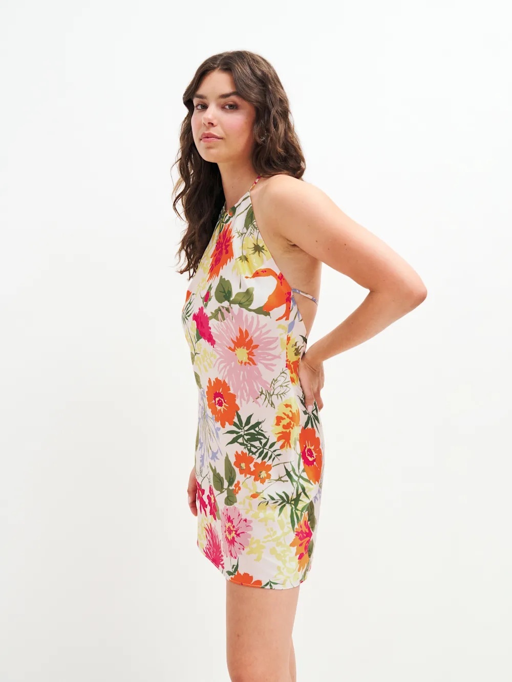 Reformation Jennis Silk Dress